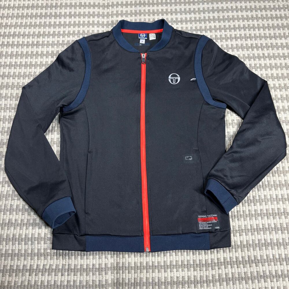 Sergio Tacchini Urban Performance‎ Technical Full-Zip Track Jacket Sz M